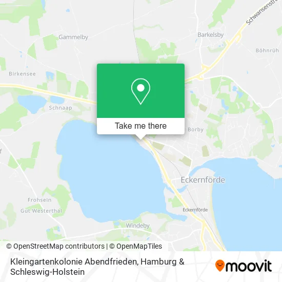 Карта Kleingartenkolonie Abendfrieden
