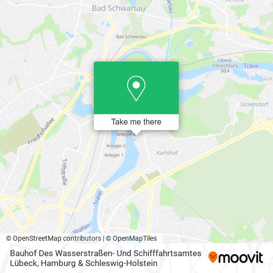 Bauhof Des Wasserstraßen- Und Schifffahrtsamtes Lübeck map