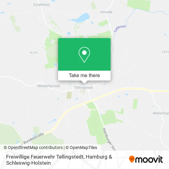 Карта Freiwillige Feuerwehr Tellingstedt