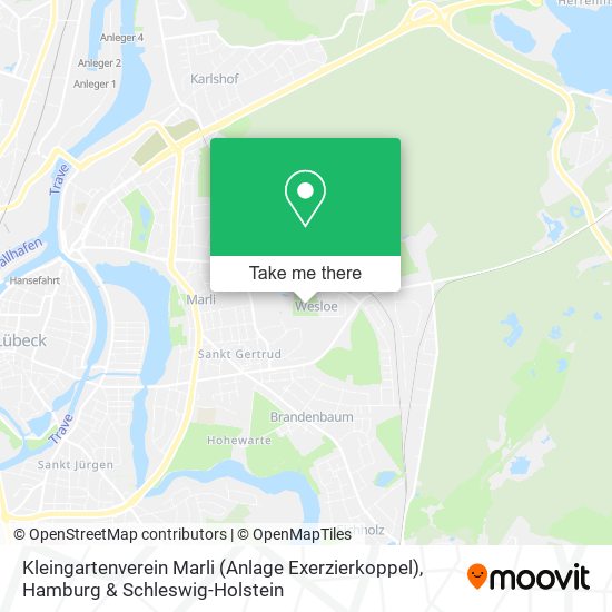 Kleingartenverein Marli (Anlage Exerzierkoppel) map