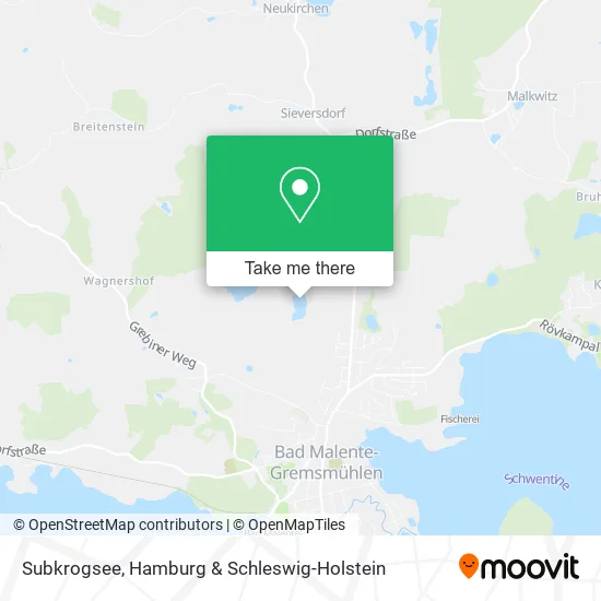 Карта Subkrogsee