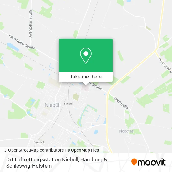 Карта Drf Luftrettungsstation Niebüll