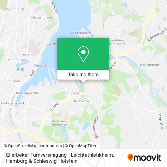 Ellerbeker Turnvereinigung - Leichtathletikheim map