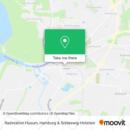 Radstation Husum map