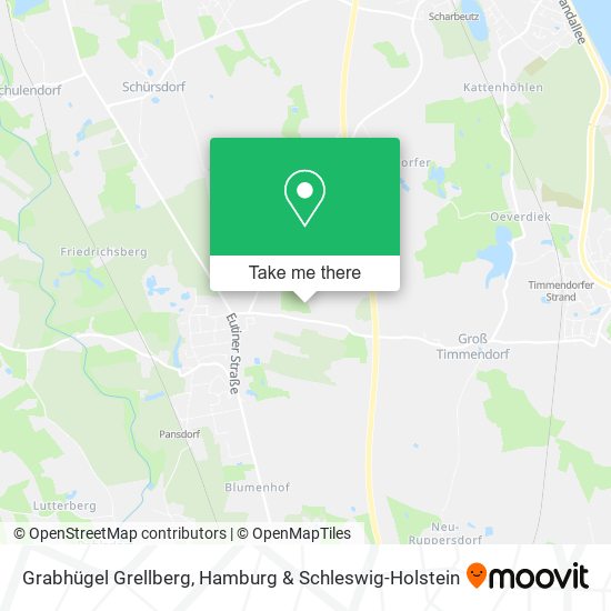 Grabhügel Grellberg map