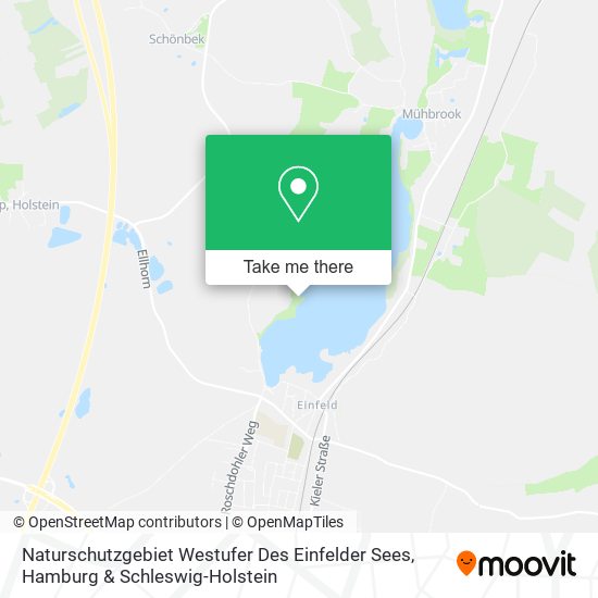 Naturschutzgebiet Westufer Des Einfelder Sees map