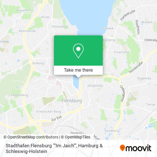 Stadthafen Flensburg ""Im Jaich"" map