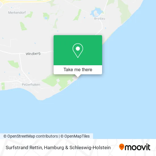 Карта Surfstrand Rettin