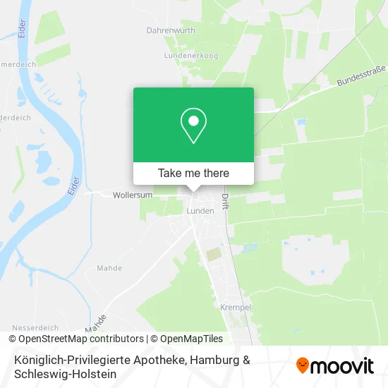 Карта Königlich-Privilegierte Apotheke