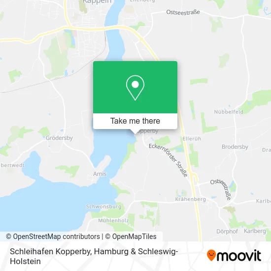 Карта Schleihafen Kopperby