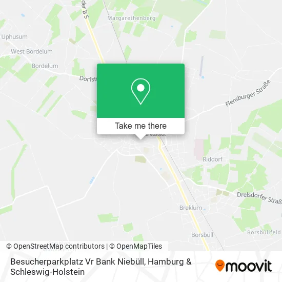 Карта Besucherparkplatz Vr Bank Niebüll