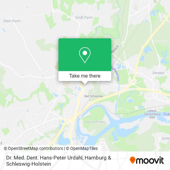 Dr. Med. Dent. Hans-Peter Urdahl map