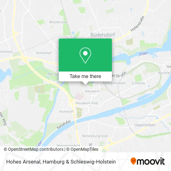 Карта Hohes Arsenal