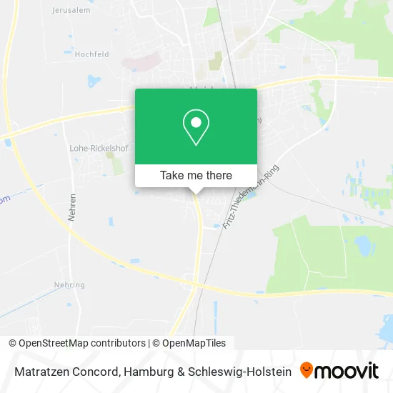 Карта Matratzen Concord