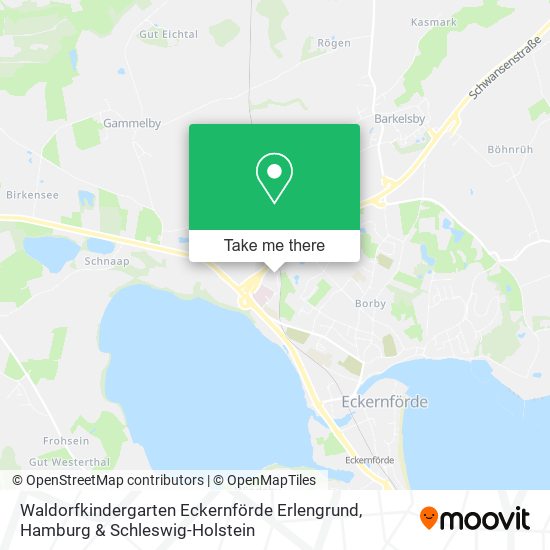 Waldorfkindergarten Eckernförde Erlengrund map