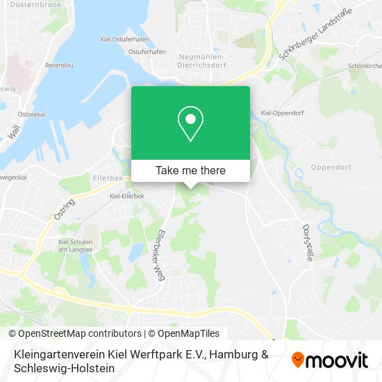 Kleingartenverein Kiel Werftpark E.V. map