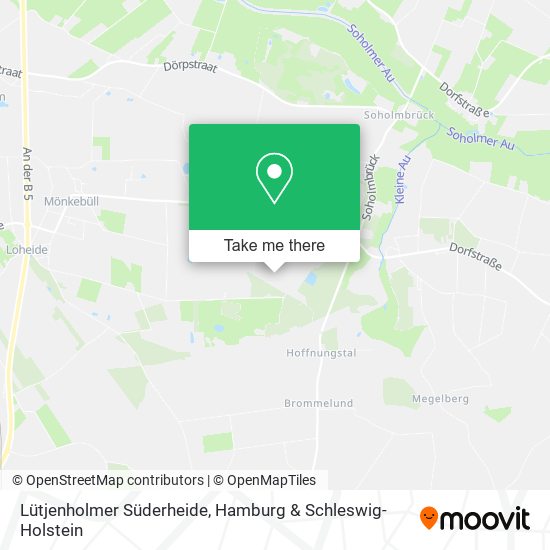 Lütjenholmer Süderheide map