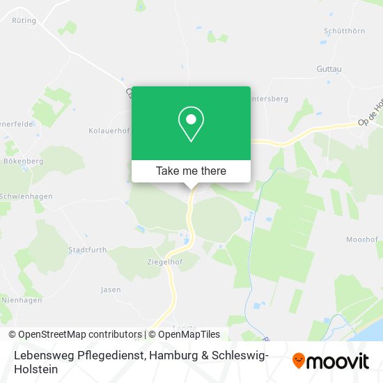 Lebensweg Pflegedienst map