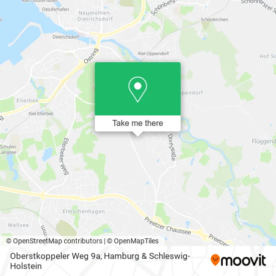 Карта Oberstkoppeler Weg 9a