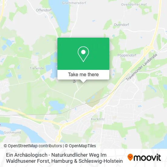 Карта Ein Archäologisch - Naturkundlicher Weg Im Waldhusener Forst