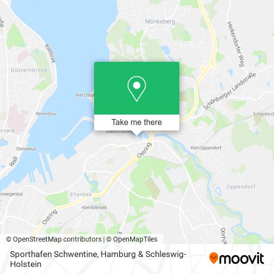 Sporthafen Schwentine map