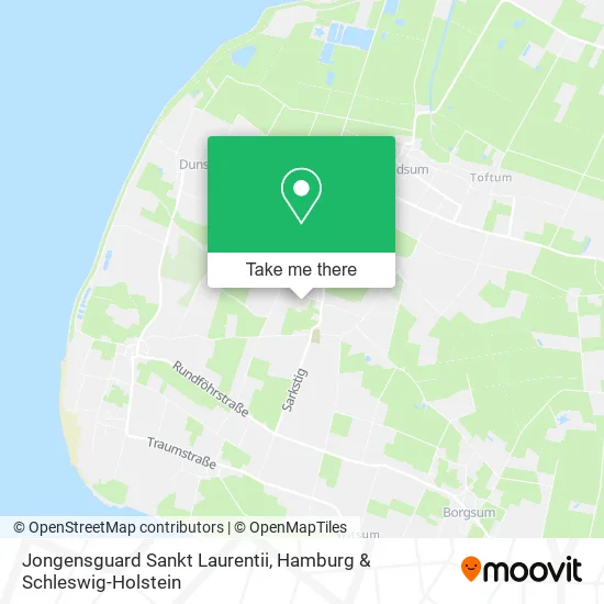 Карта Jongensguard Sankt Laurentii