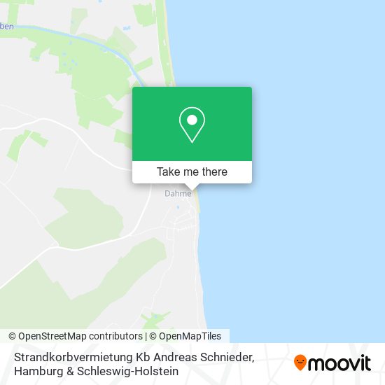 Strandkorbvermietung Kb Andreas Schnieder map