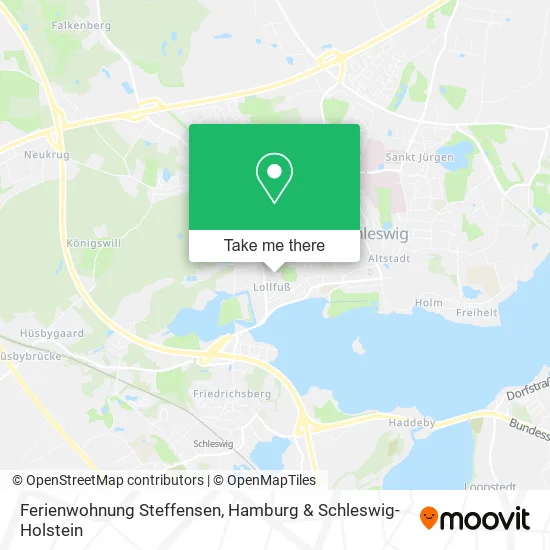 Карта Ferienwohnung Steffensen