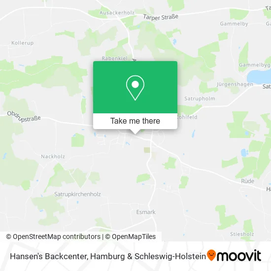 Карта Hansen's Backcenter