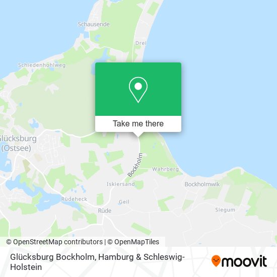 Glücksburg Bockholm map