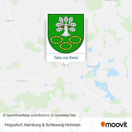 Högsdorf map