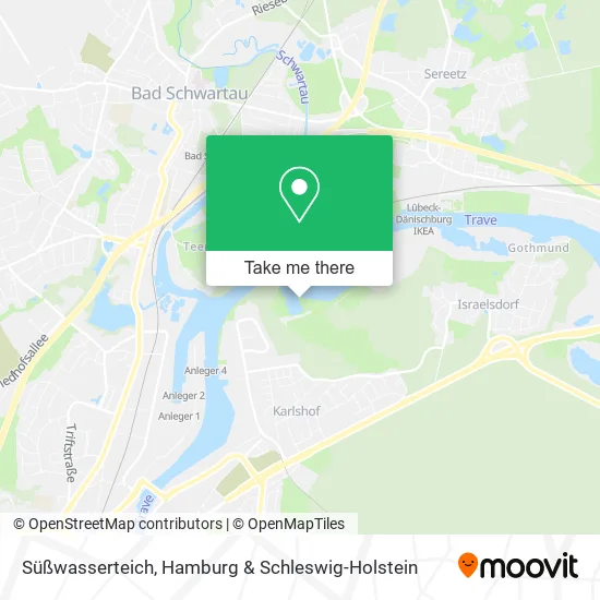 Карта Süßwasserteich