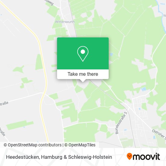 Heedestücken map