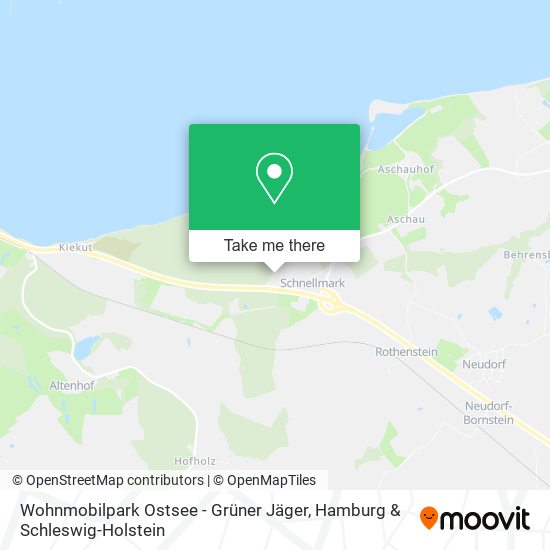 Wohnmobilpark Ostsee - Grüner Jäger map