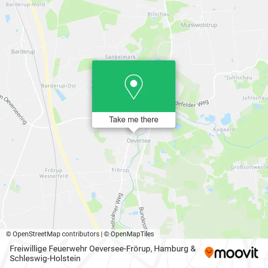 Карта Freiwillige Feuerwehr Oeversee-Frörup