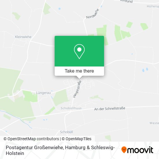 Postagentur Großenwiehe map