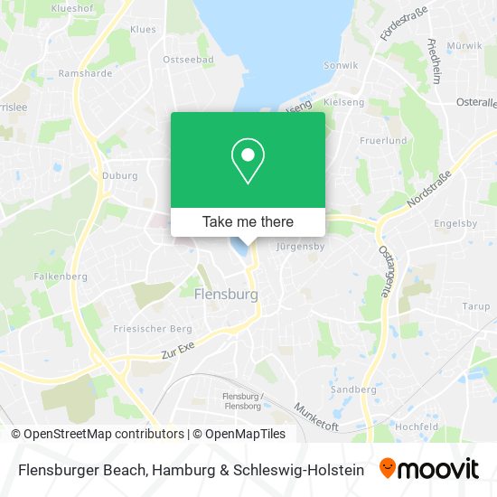 Flensburger Beach map