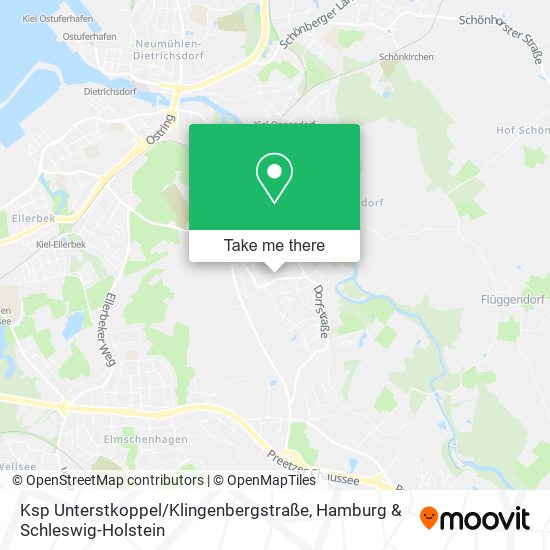 Карта Ksp Unterstkoppel / Klingenbergstraße