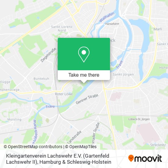 Kleingartenverein Lachswehr E.V. (Gartenfeld Lachswehr II) map