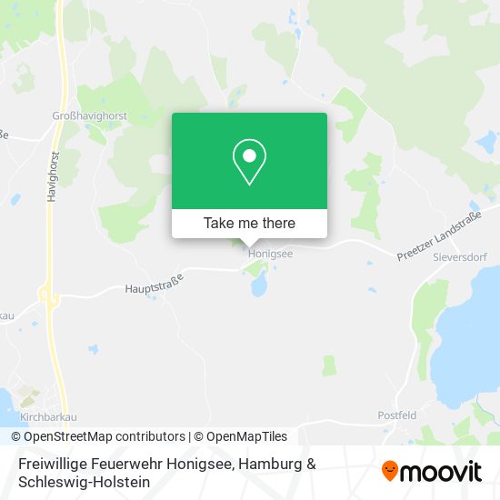 Freiwillige Feuerwehr Honigsee map