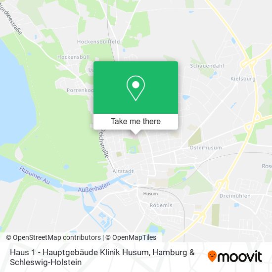 Haus 1 - Hauptgebäude Klinik Husum map