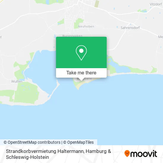 Карта Strandkorbvermietung Haltermann