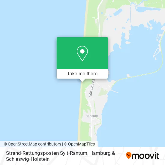 Карта Strand-Rettungsposten Sylt-Rantum