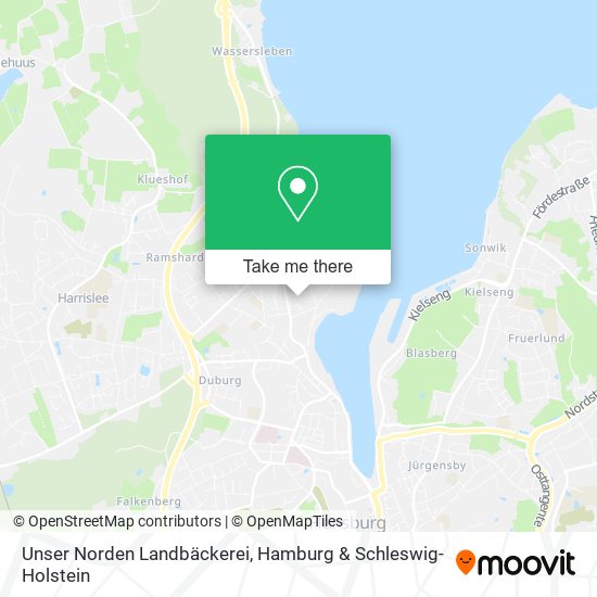 Unser Norden Landbäckerei map