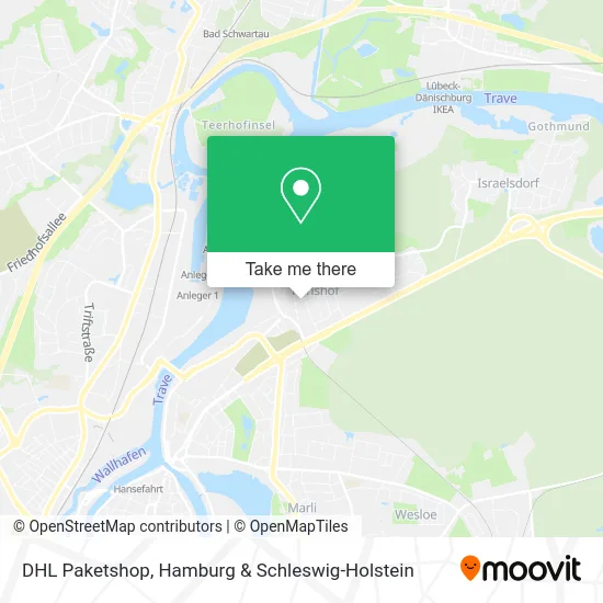 Карта DHL Paketshop