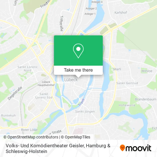 Карта Volks- Und Komödientheater Geisler