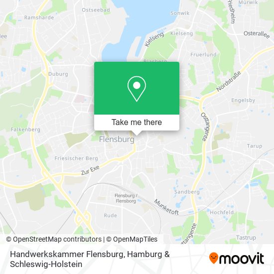 Handwerkskammer Flensburg map