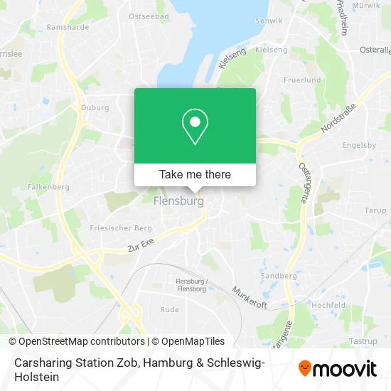 Карта Carsharing Station Zob