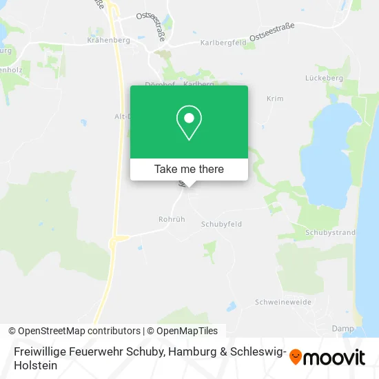 Карта Freiwillige Feuerwehr Schuby