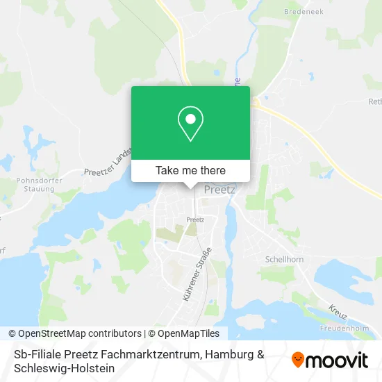 Sb-Filiale Preetz Fachmarktzentrum map